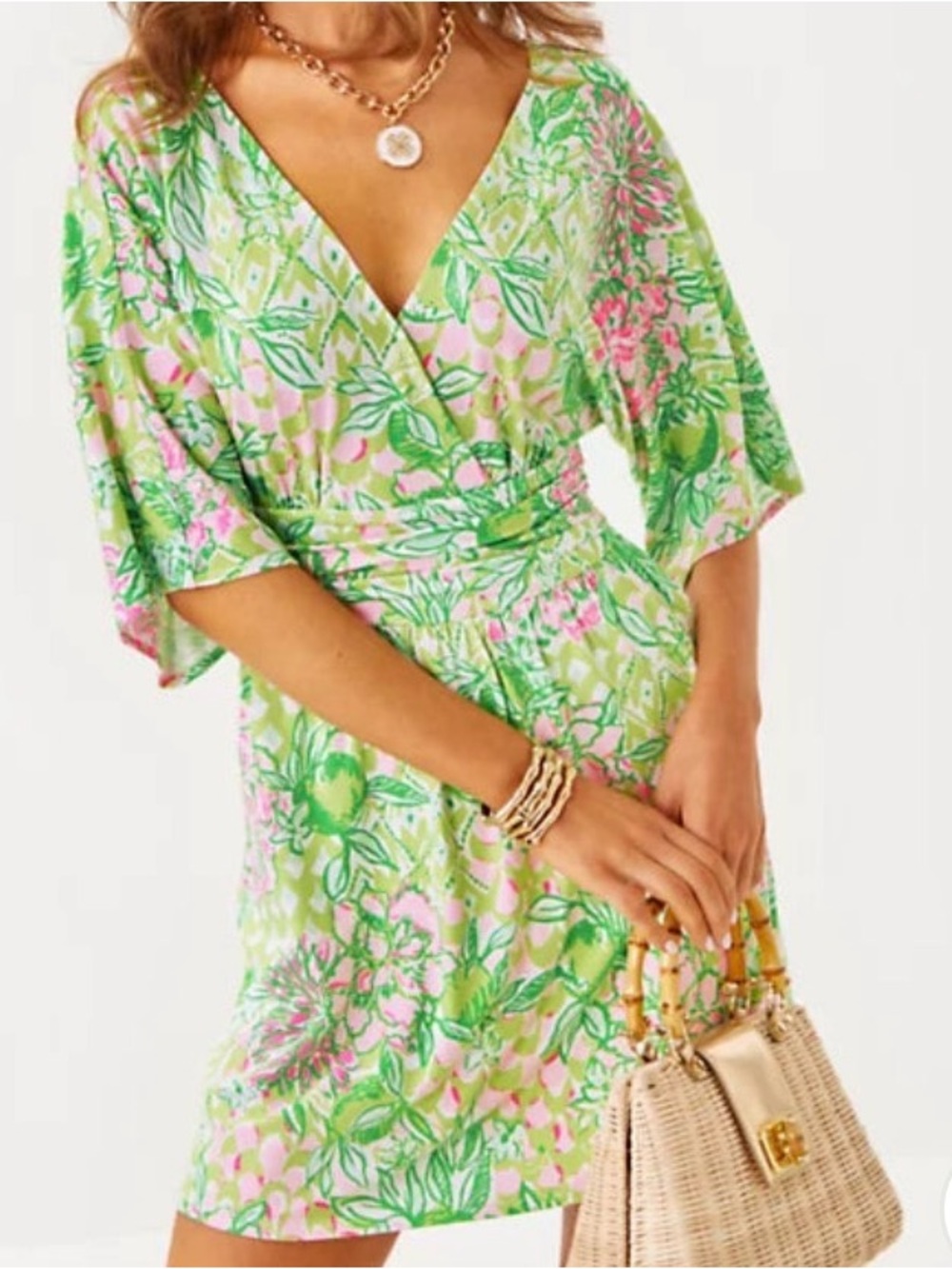 NWT Lilly Pulitzer Parigi Skort Romper Fauna Green Lime Feeling Good Size XL